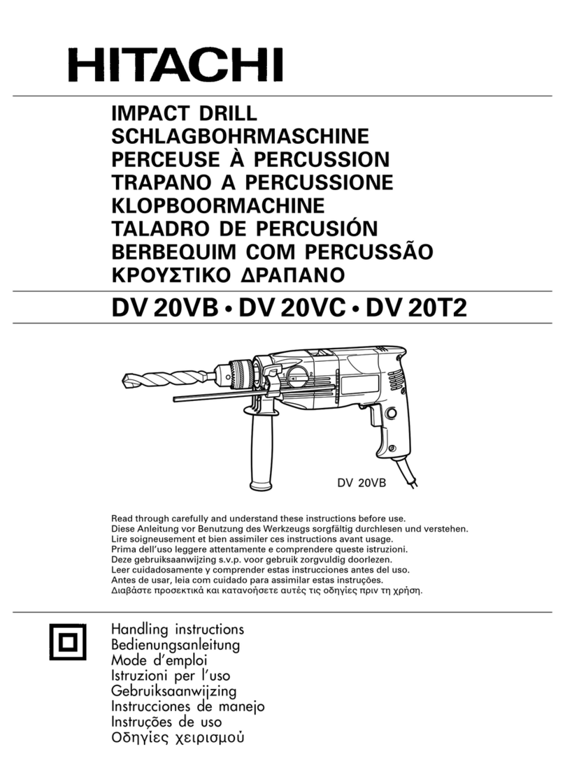 Hitachi DV 20VC User manual