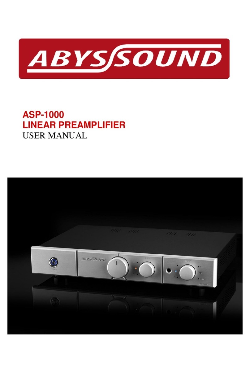 ABYSSOUND ASP-1000 user manual