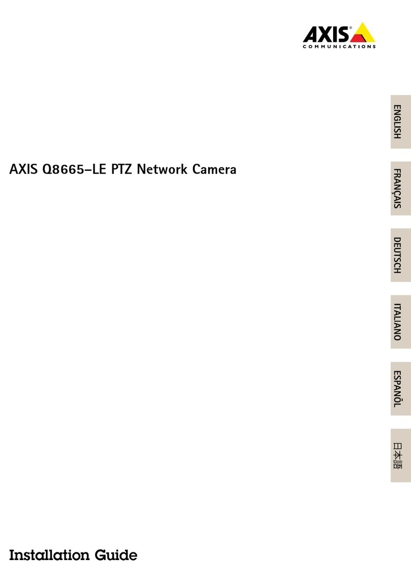 Axis Q8665-LE PTZ User manual