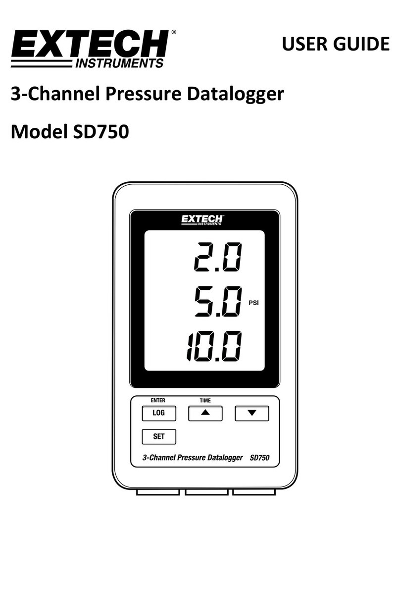 Extech Instruments SD750 User manual Extech Instruments SD750 User manual
