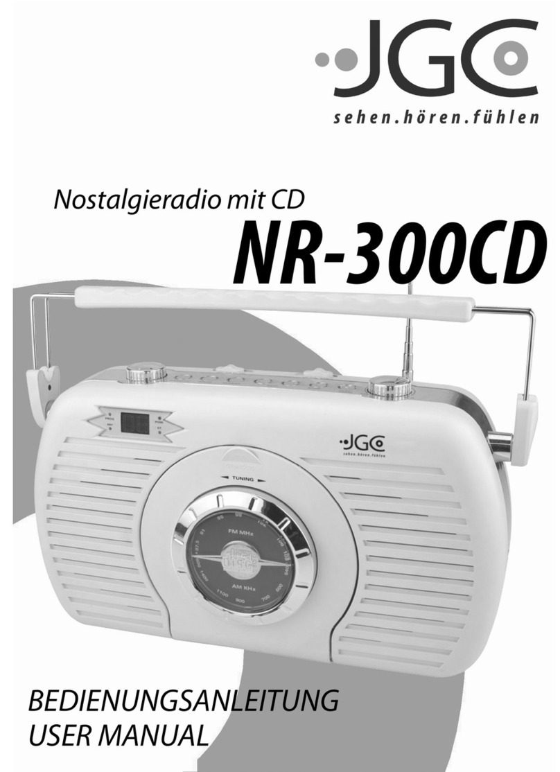 JGC NR-300CD user manual