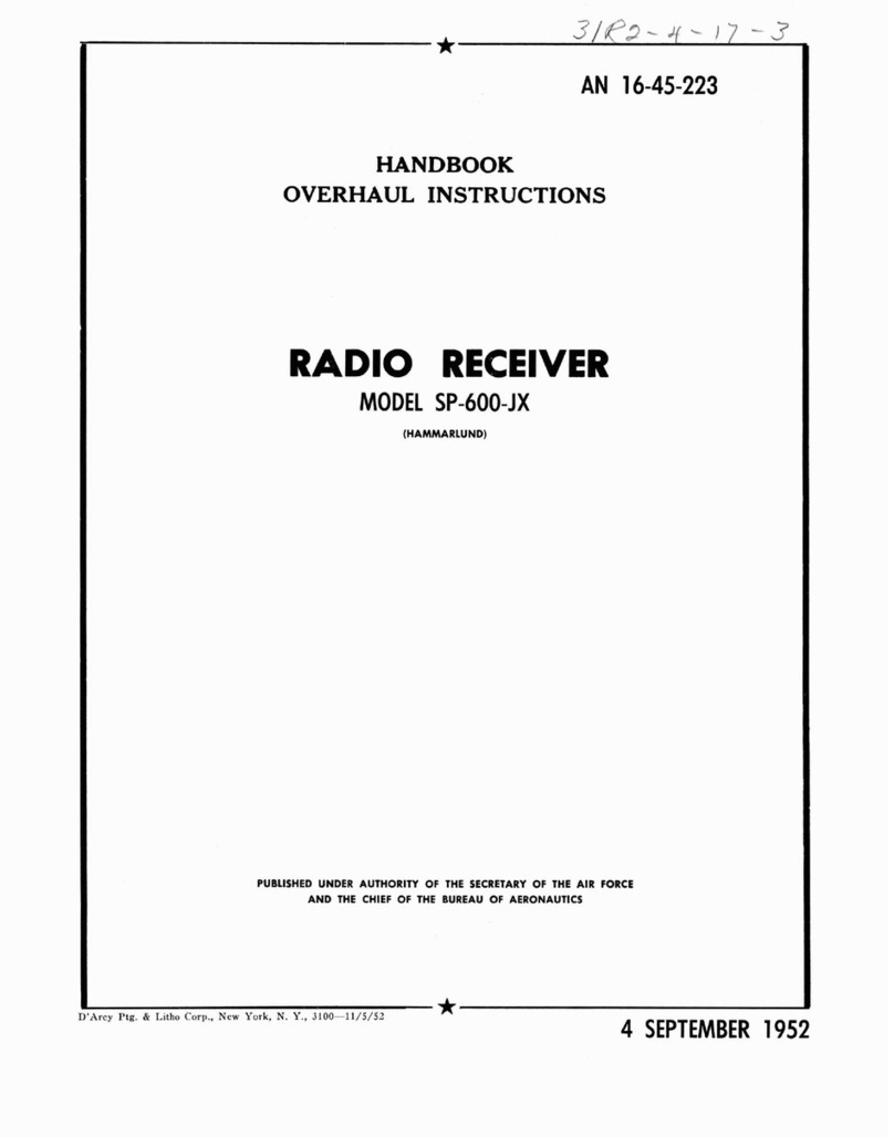 Hammarlund SP-600-JX User manual