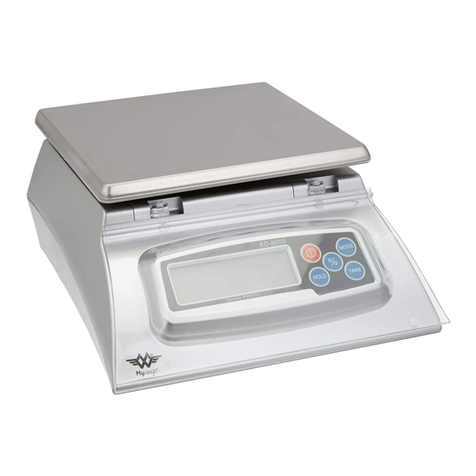 My Weigh KD 8000 User manual