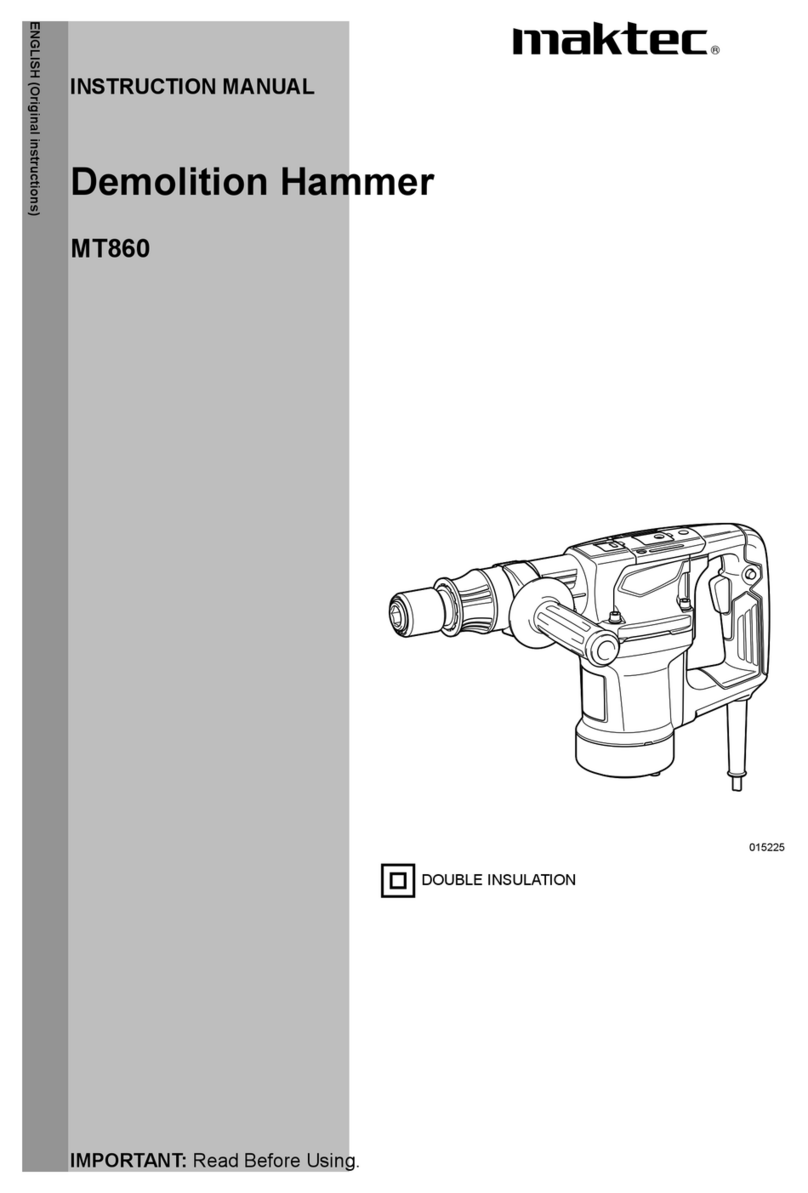 Maktec MT860 instruction manual
