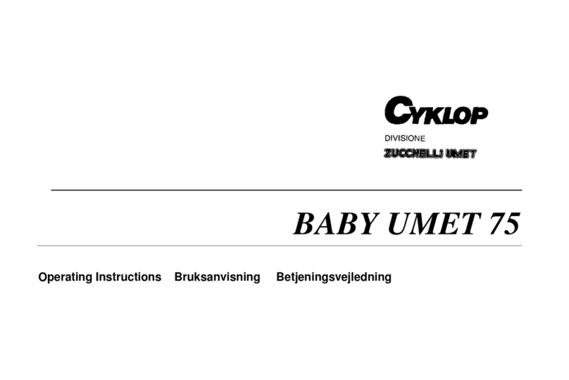 CYKLOP BABY UMET 75 User manual