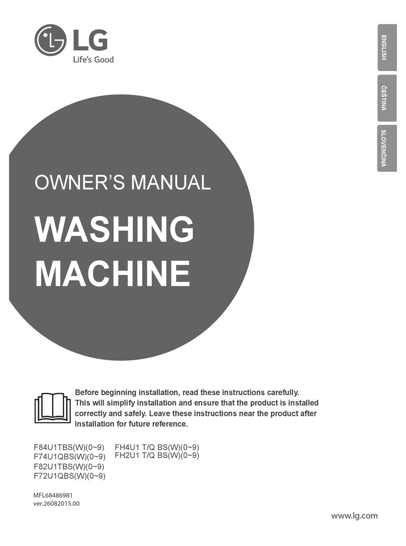 LG F84U1TBS(W)(0~9) owner's manual
