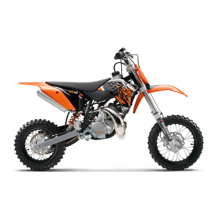 KTM 50 SX PRO SENIOR LC Operating instructions
