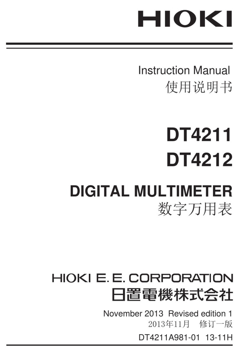 Hioki dt4212 instruction manual