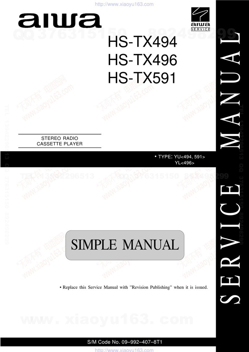 Aiwa HS-TX494 YU Service manual