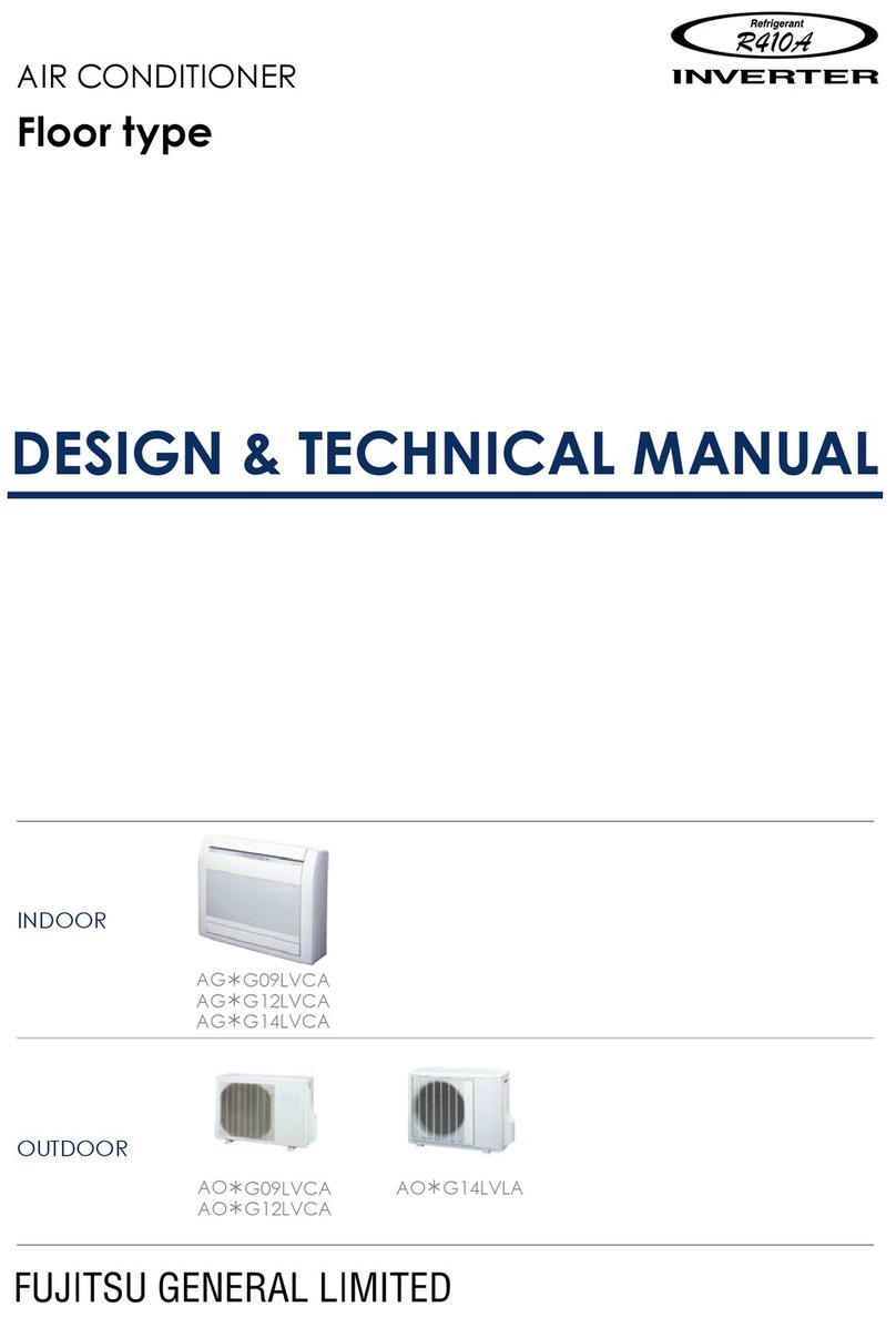 Fujitsu AG*G09LVCA User manual