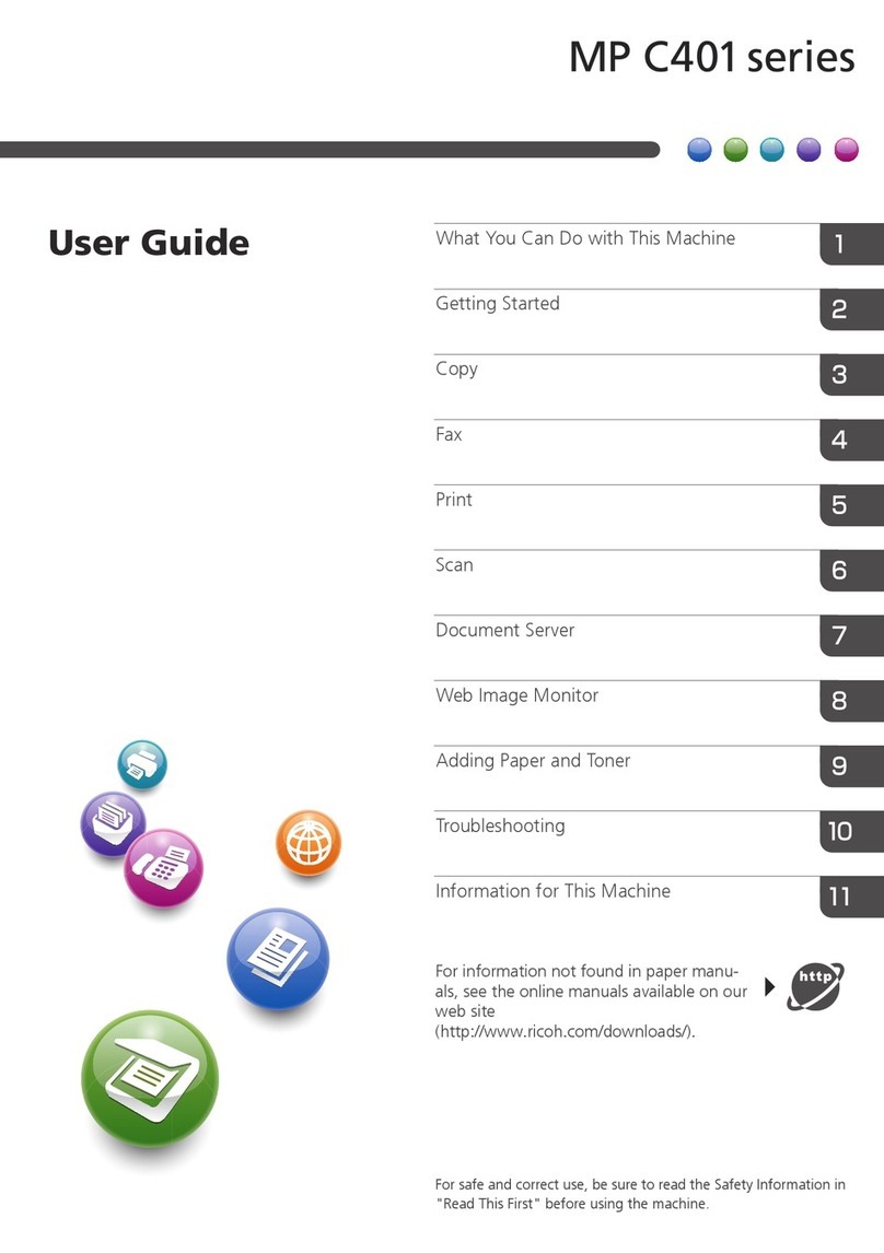 Ricoh MP C401 user guide