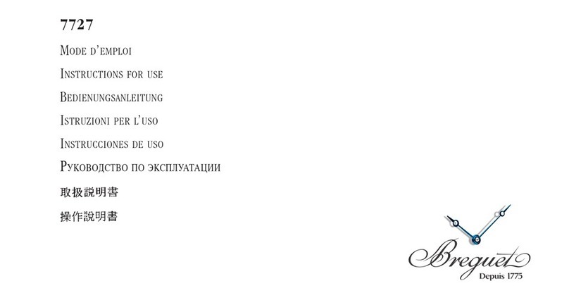 Breguet 7727 Instructions for use