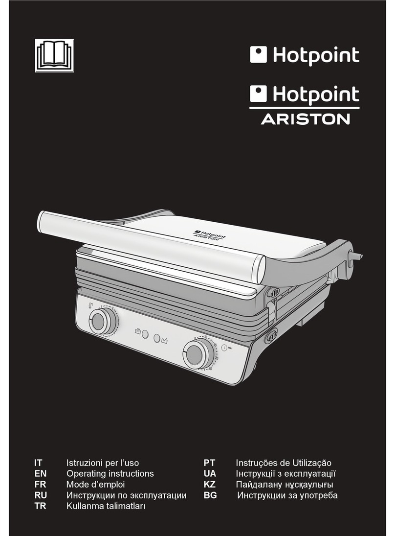 Hotpoint Ariston CG 20 EU operating instructions
