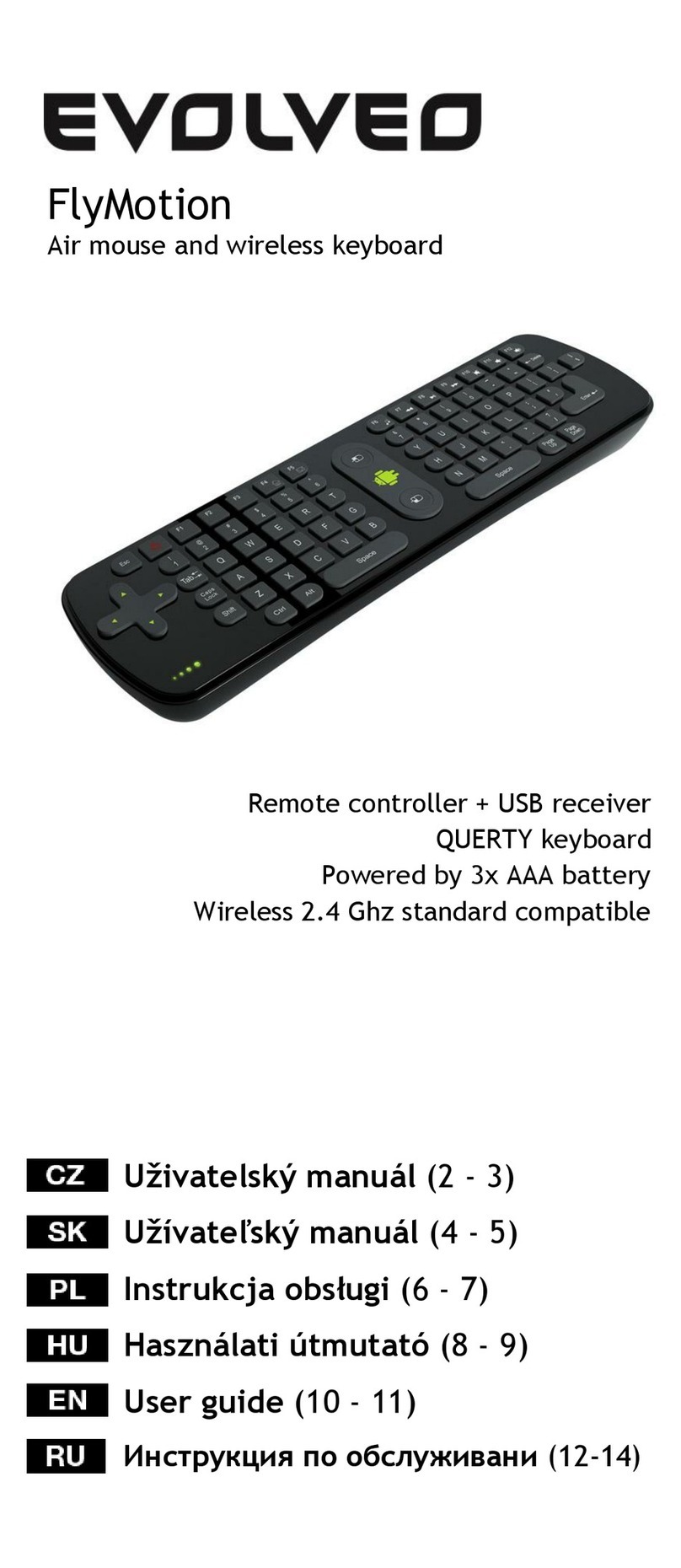 Evolveo FLYMOTION user guide