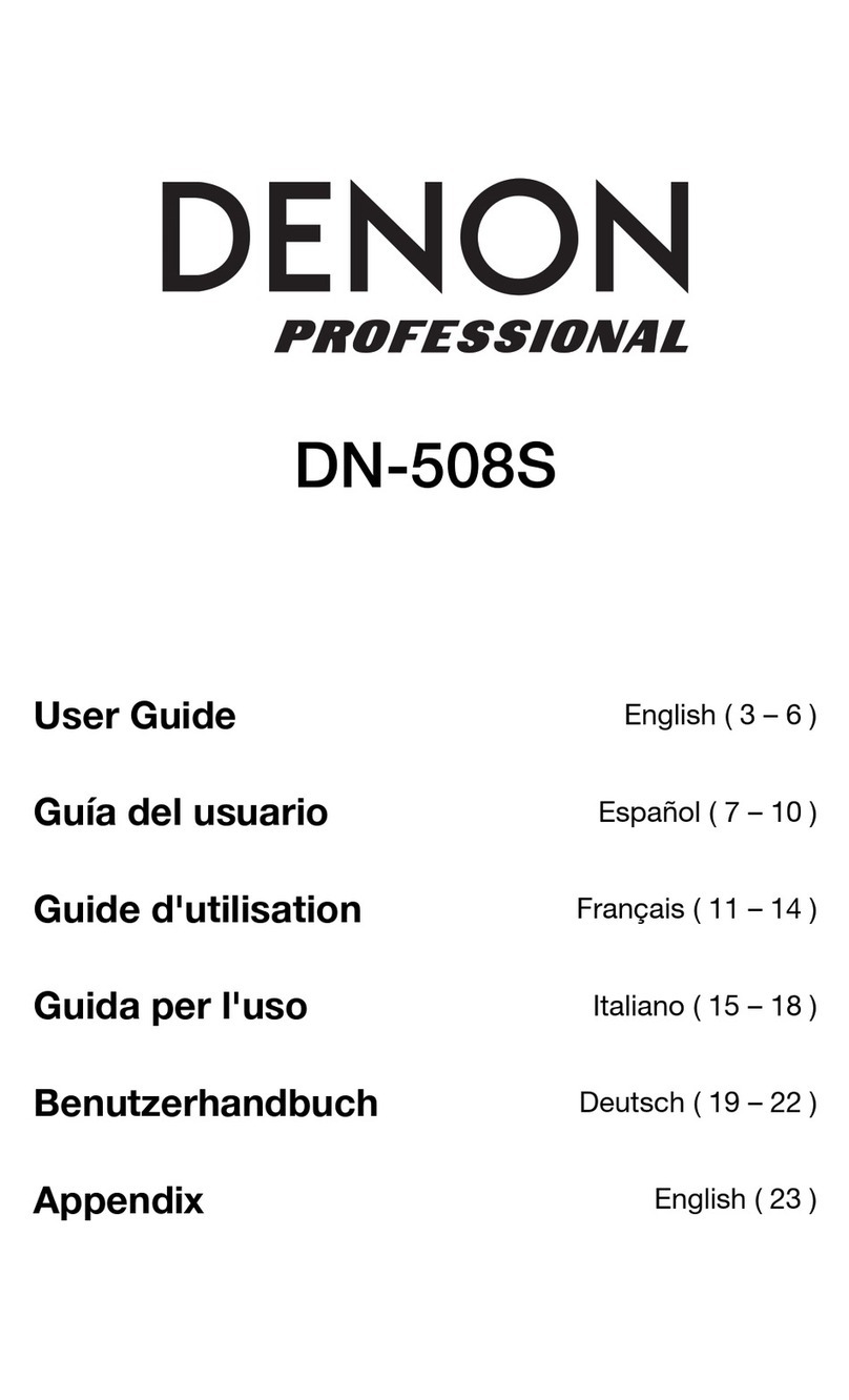 Denon DN-508S user guide