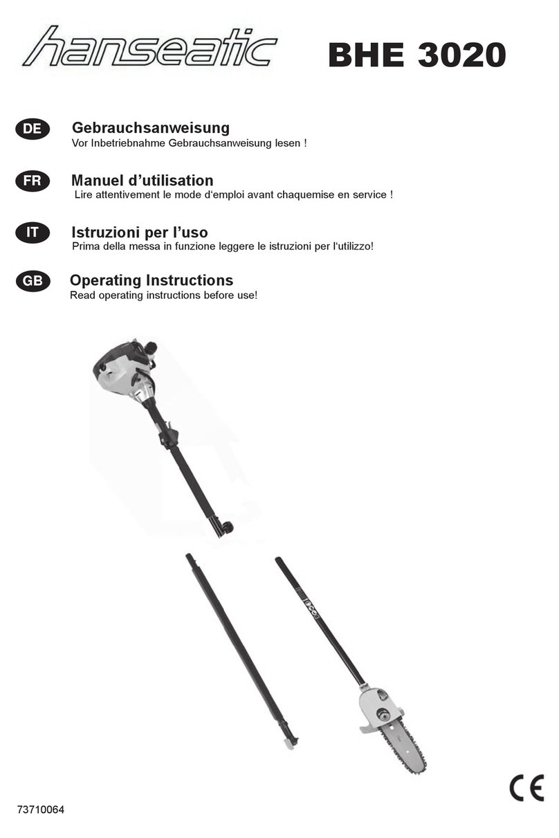 Hanseatic BHE 3020 operating instructions