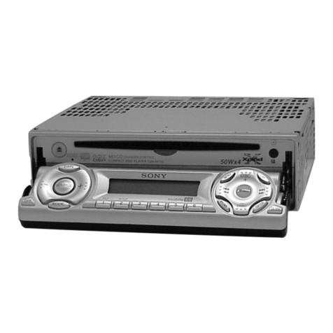 Sony CDX-M700R User manual
