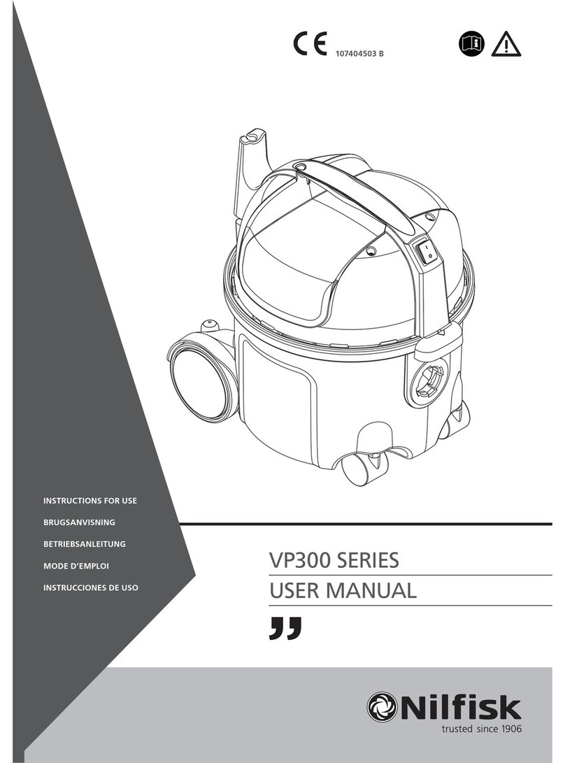 Nilfisk-Advance VP300 SERIES User manual