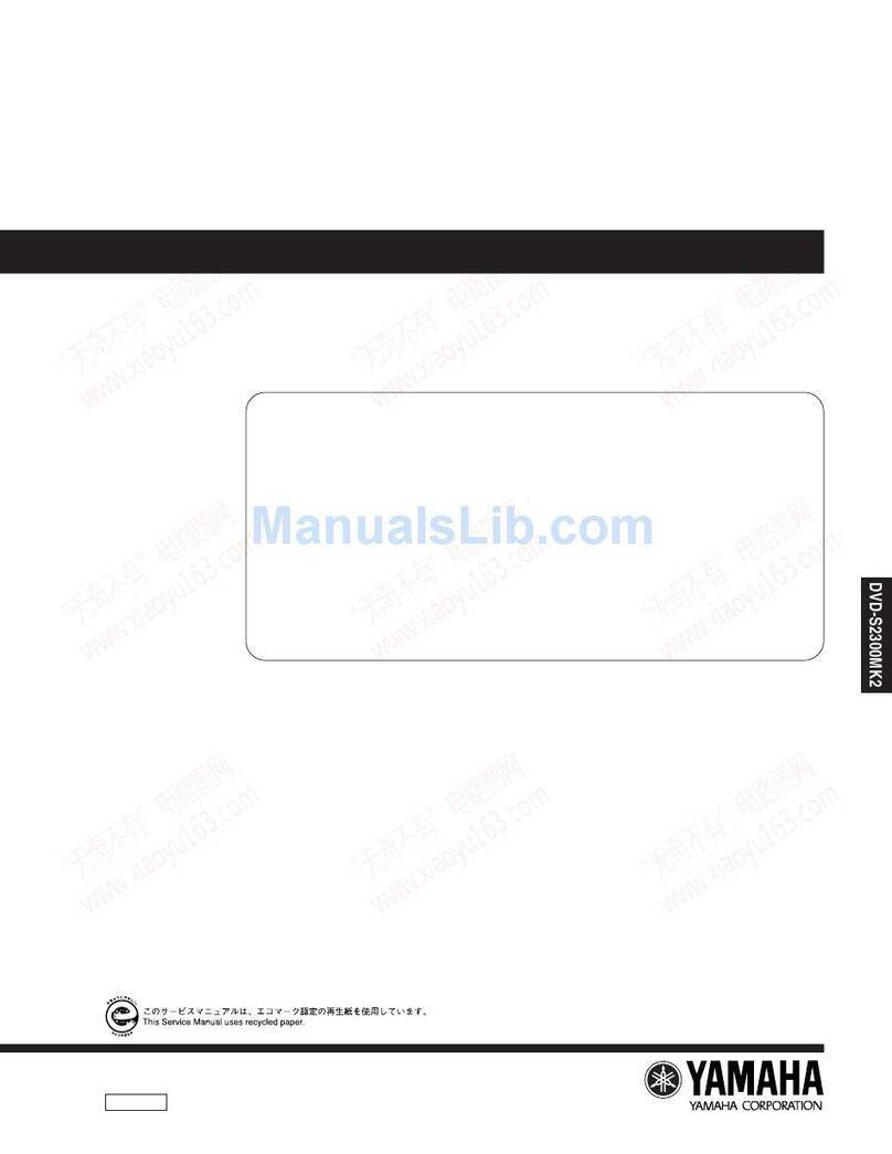 Yamaha DVD-S2300MK2 User manual