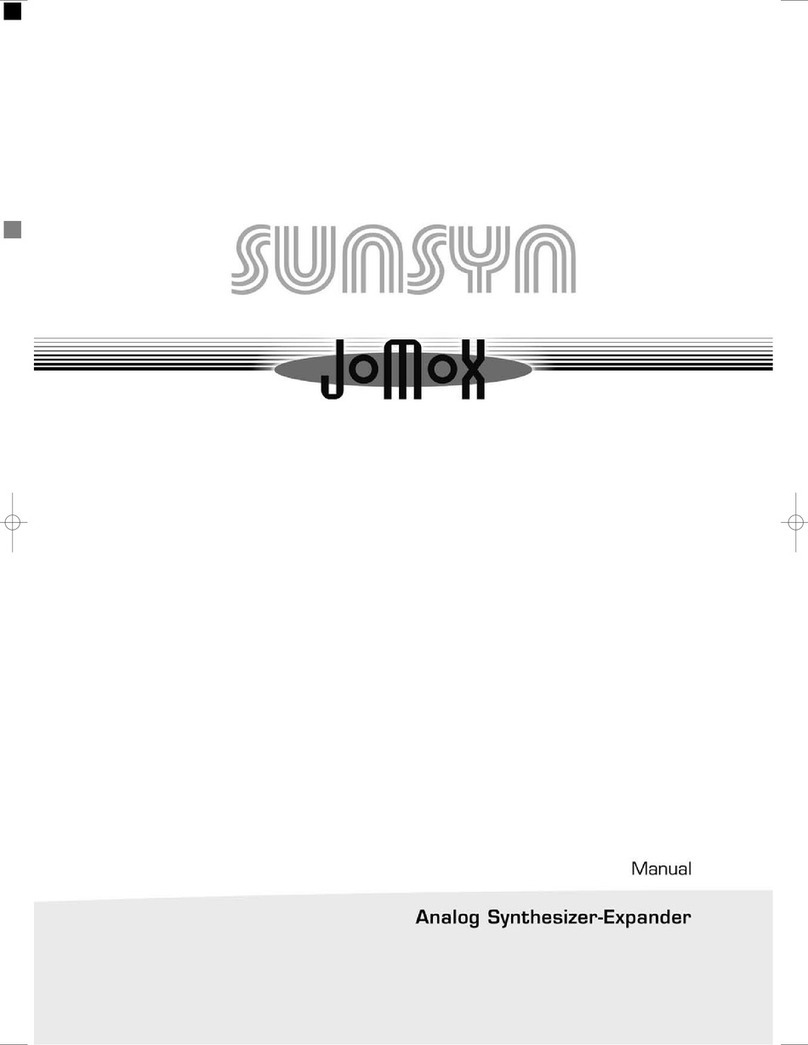 Jomox SUNSYN manual