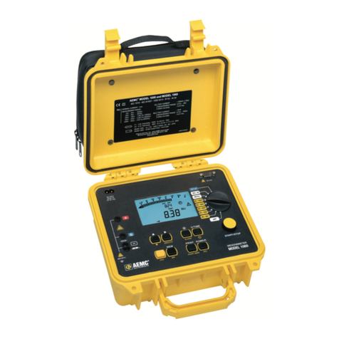 AEMC 1050 User manual