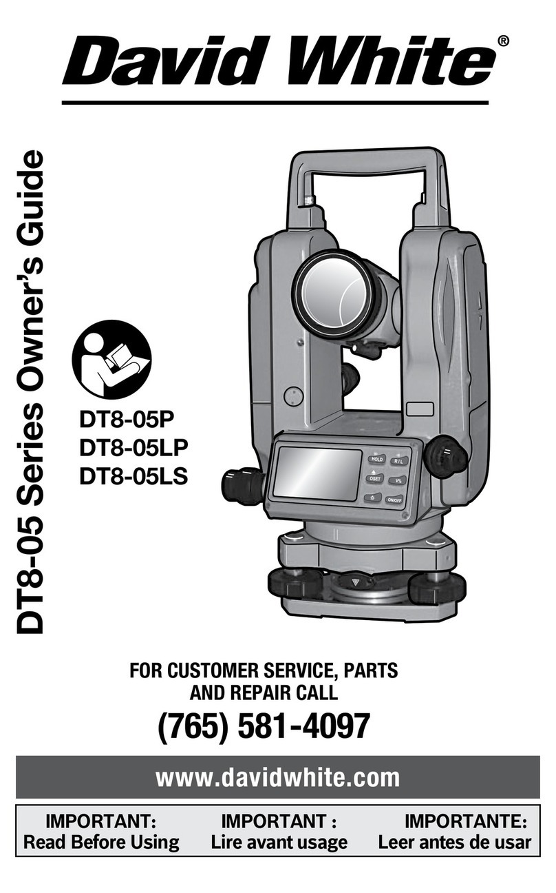 David White DT8-05P owner's guide