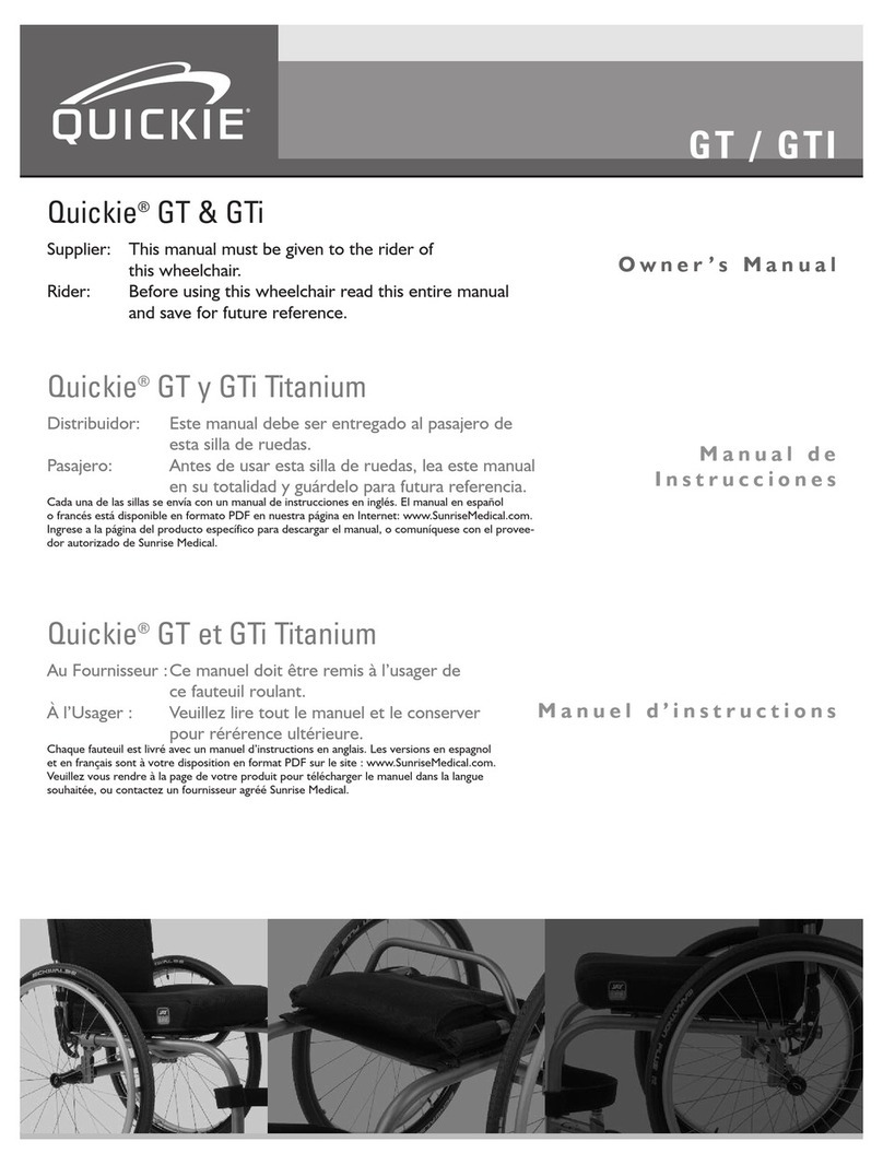 Quickie GT User manual