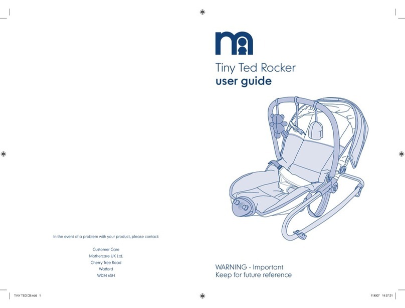 mothercare Tiny Red Rocker user guide