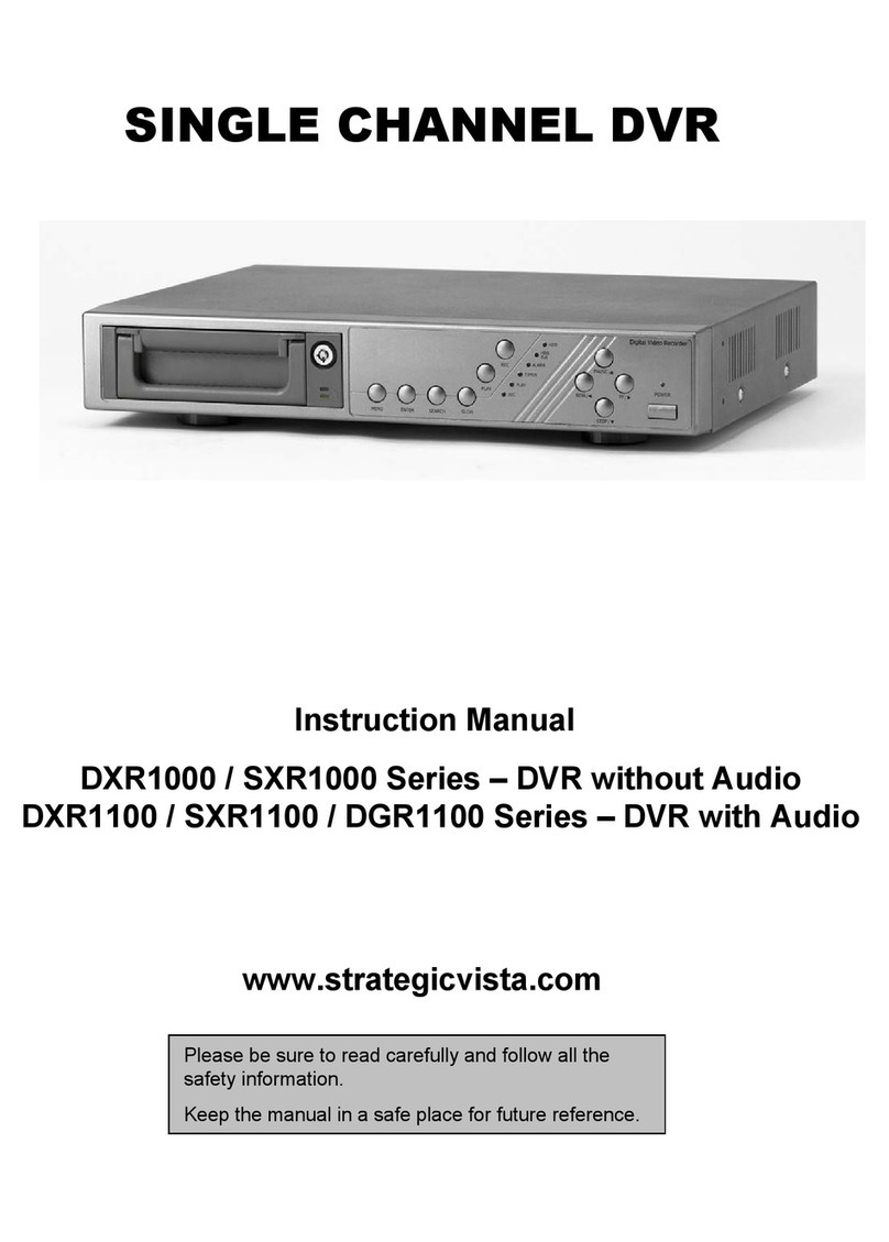 Strategic Vista DXR1000 Series instruction manual