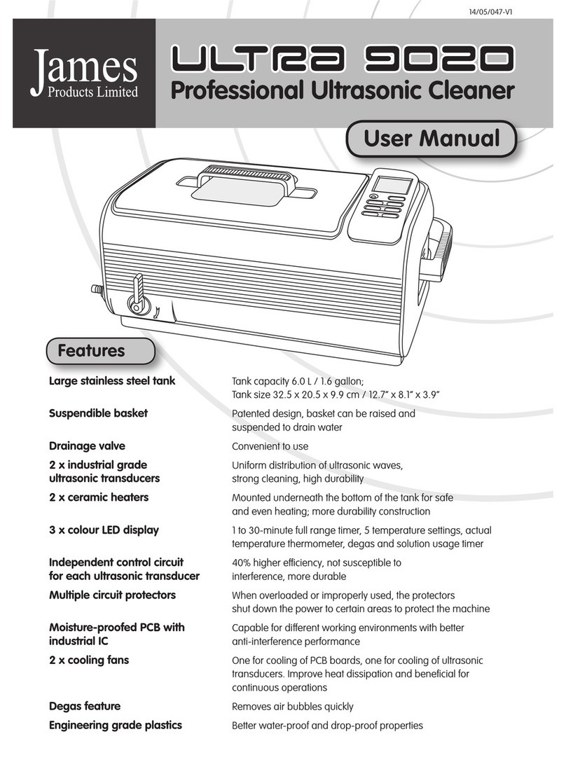 James ULTRA 9020 User manual