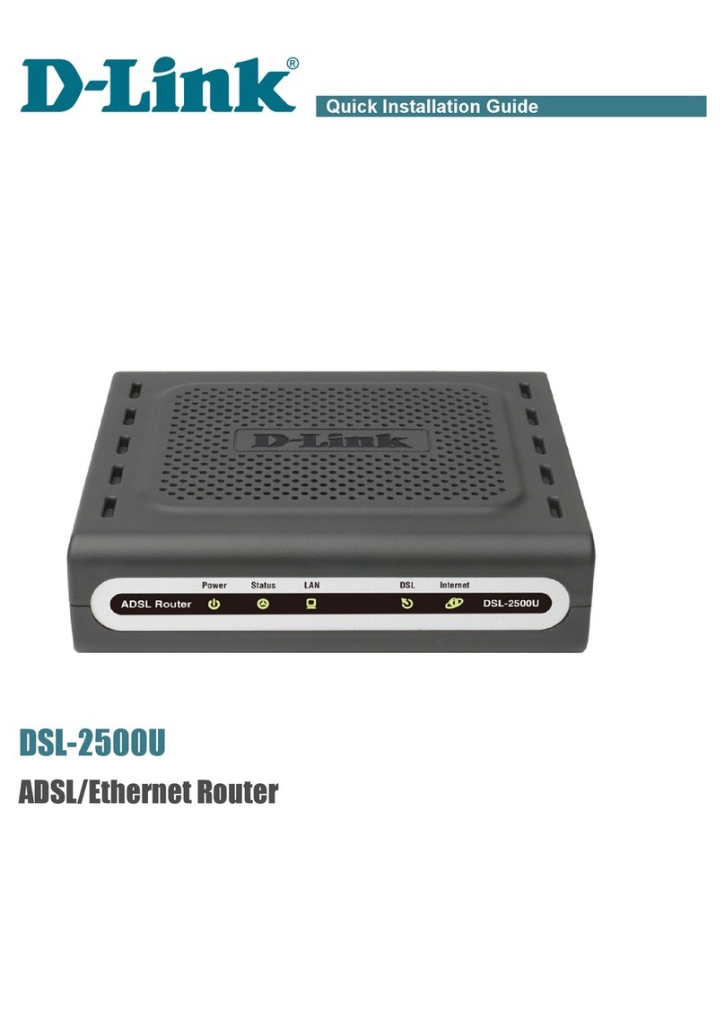 D-Link DSL-2500U User manual