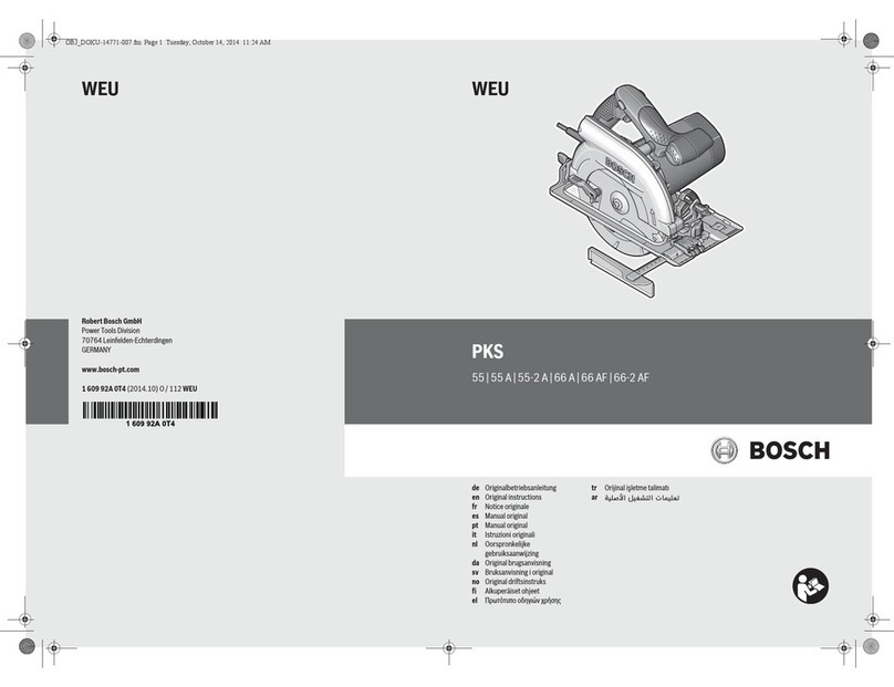 Bosch PKS 55 Original instructions