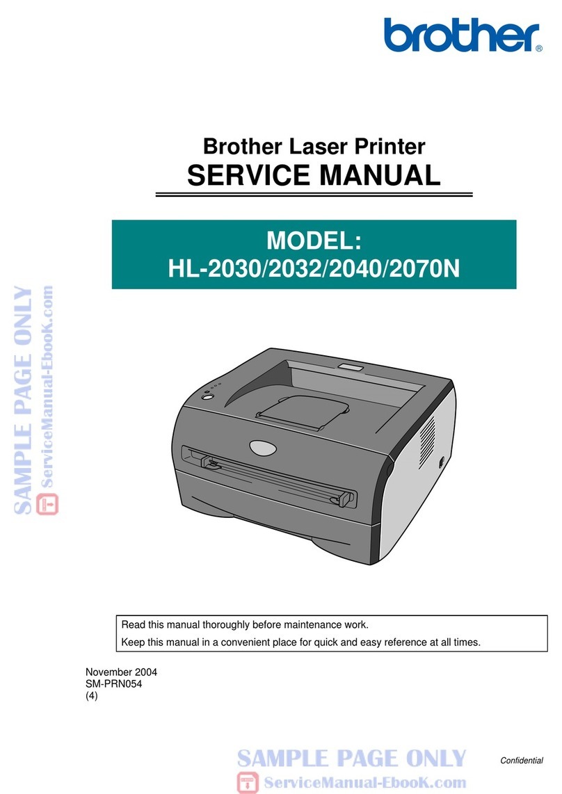 Brother HL 2030 User manual