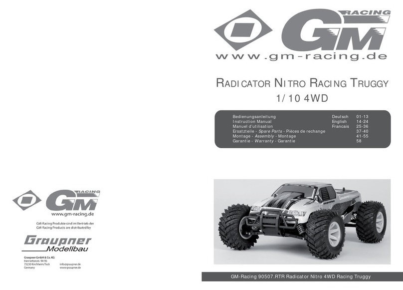 GM-Racing Radicator Nitro-RTR instruction manual