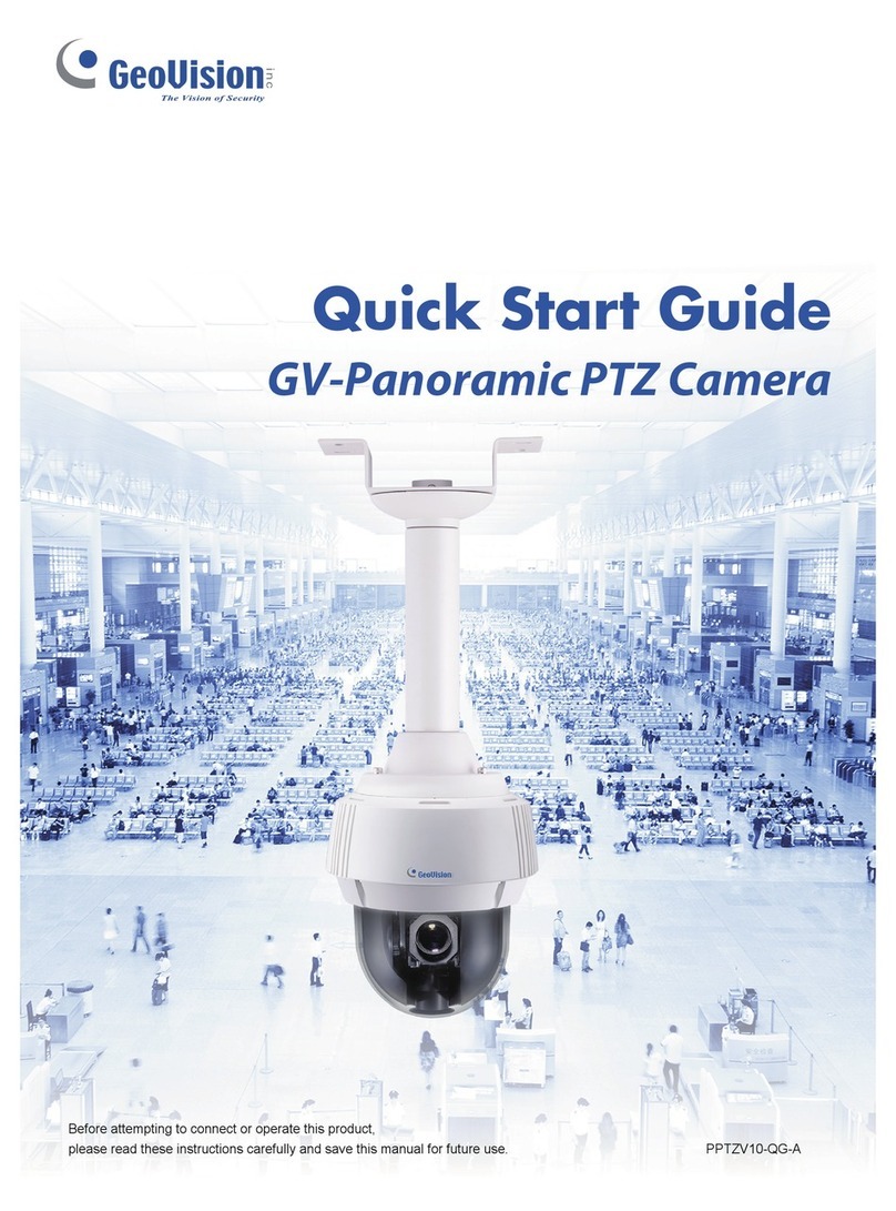 GeoVision PPTZV10-QG-A quick start guide
