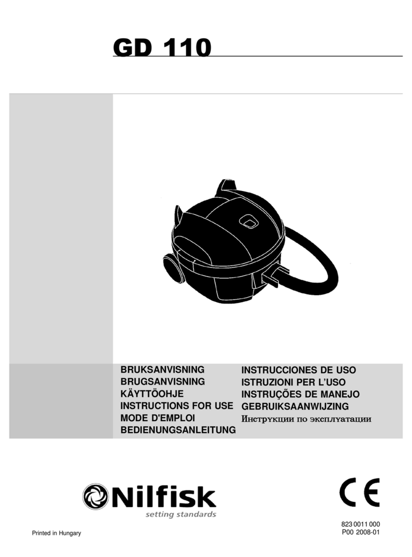 Nilfisk-Advance GD 110 Instructions for use