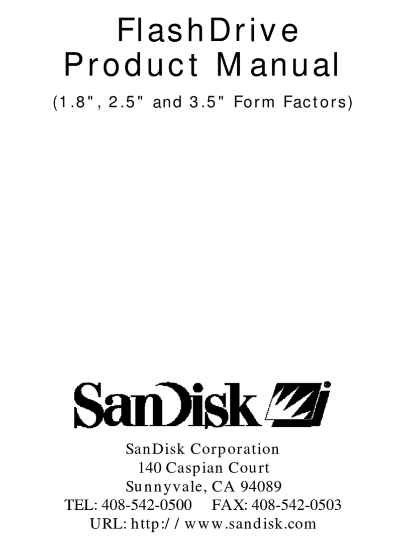 SanDisk SDIB-4 User manual