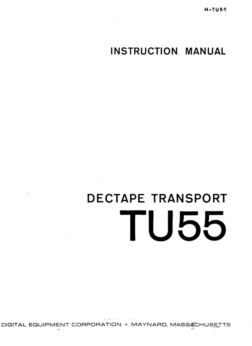 Digital Equipment TU55 User manual