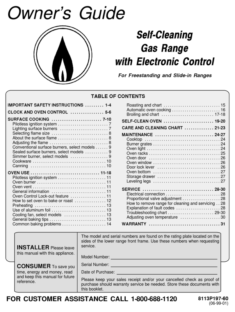 Magic Chef cgr3760adh User manual