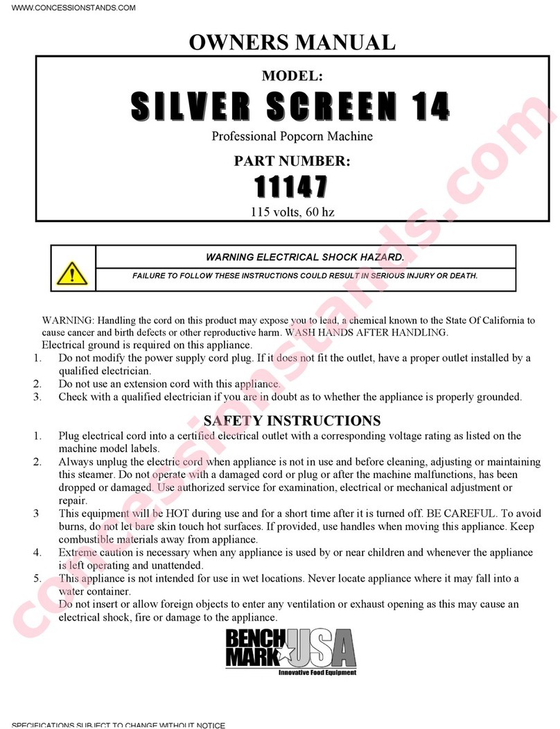 Benchmark 11147 owner's manual