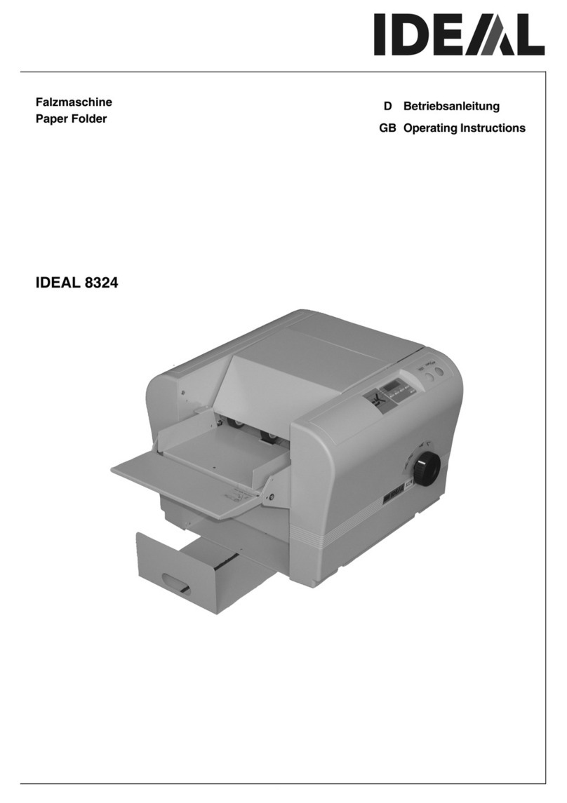 IDEAL 8324 operating instructions