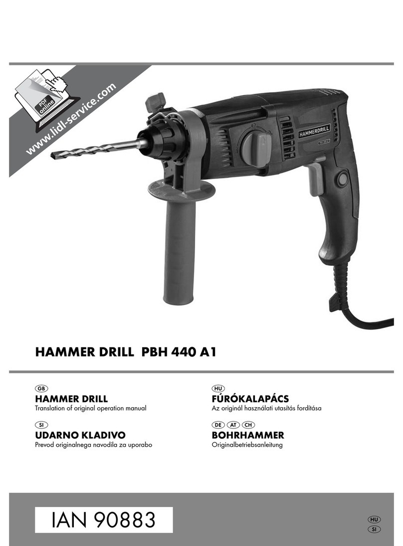 Parkside PBH 440 A1 translation of original operation manual