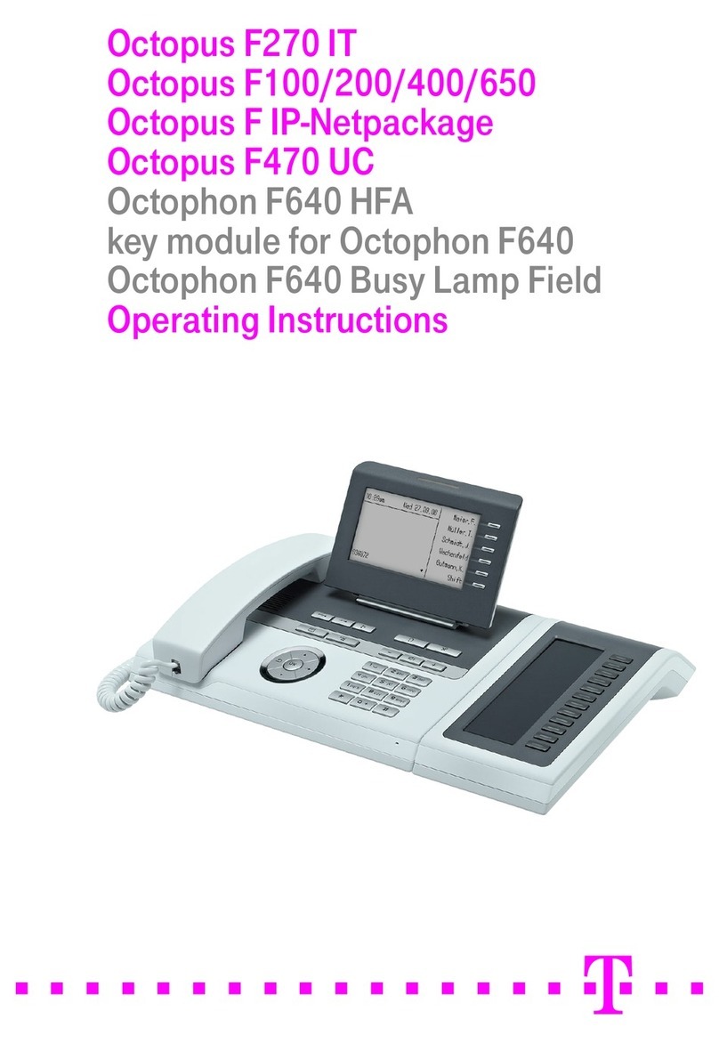 T-Mobile Octopus F270 IT User manual