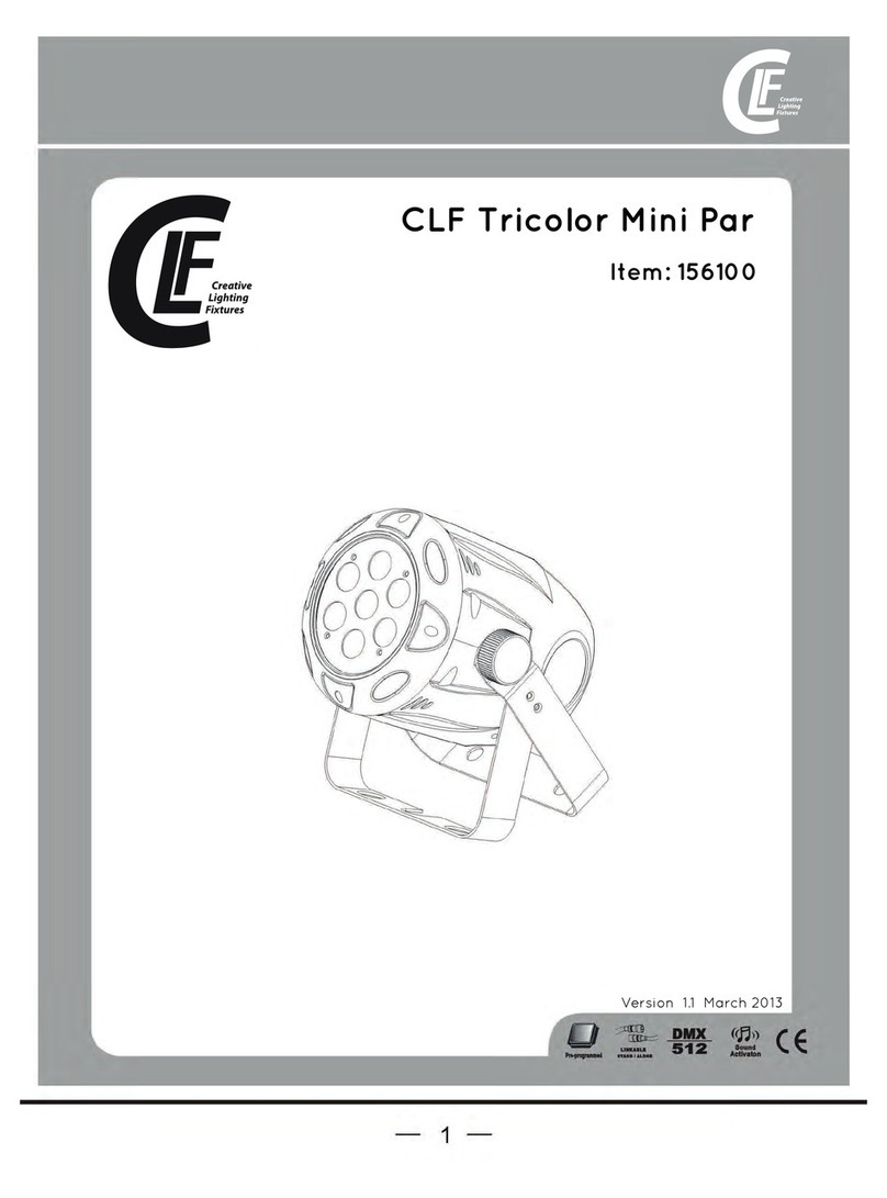 CLF Tricolor Mini Par User manual