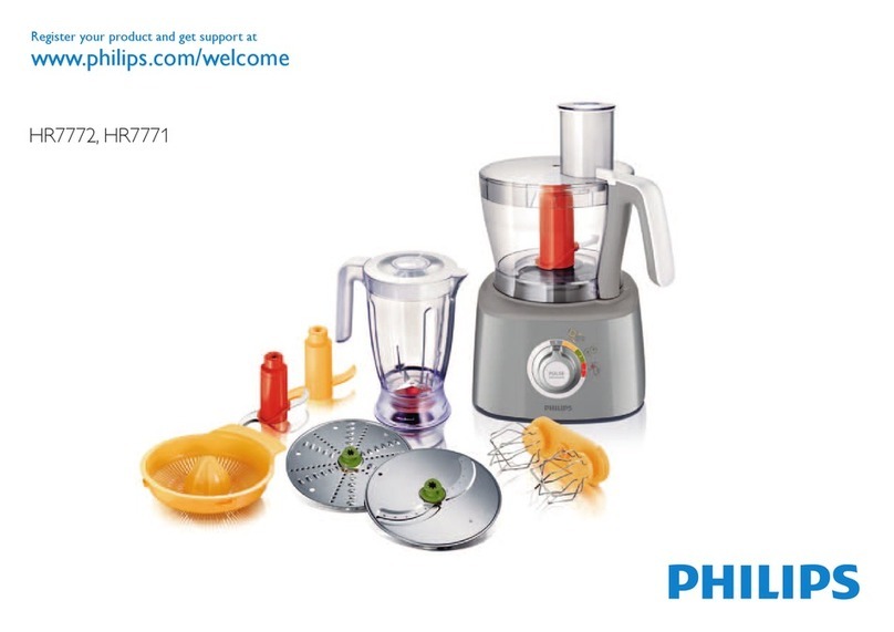 Philips HR7772 User manual Philips HR7772 User manual