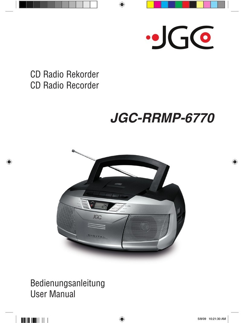 JGC JGC-RRMP-6770 user manual