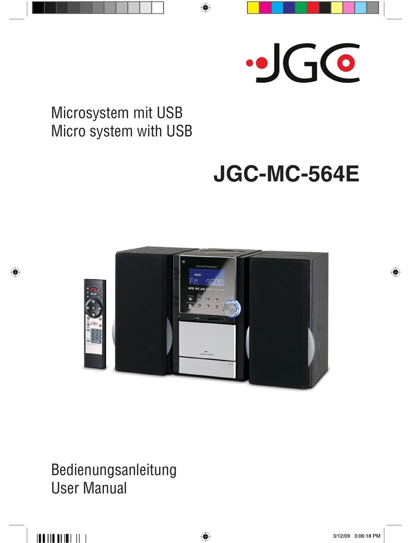 JGC JGC-MC-564E user manual