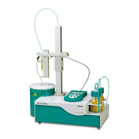 Metrohm 860 KF User manual