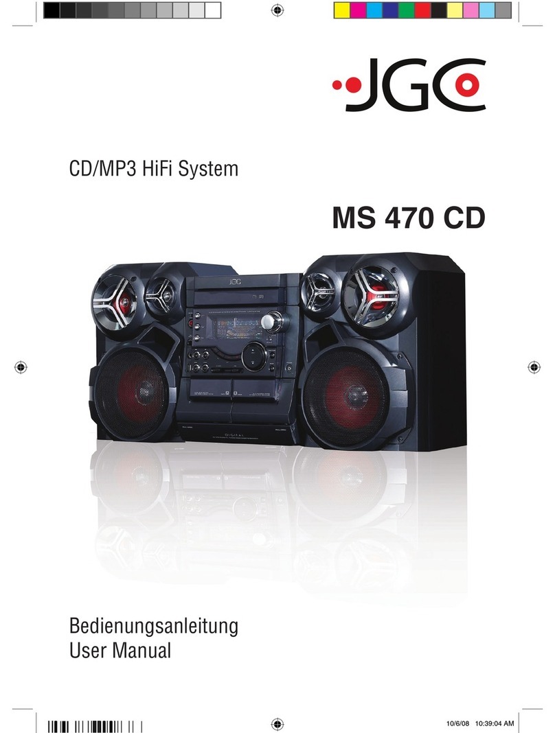 JGC MS 470 CD User manual