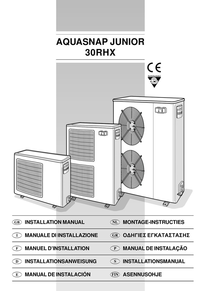 Carrier AQUASNAP JUNIOR 30RHX User manual